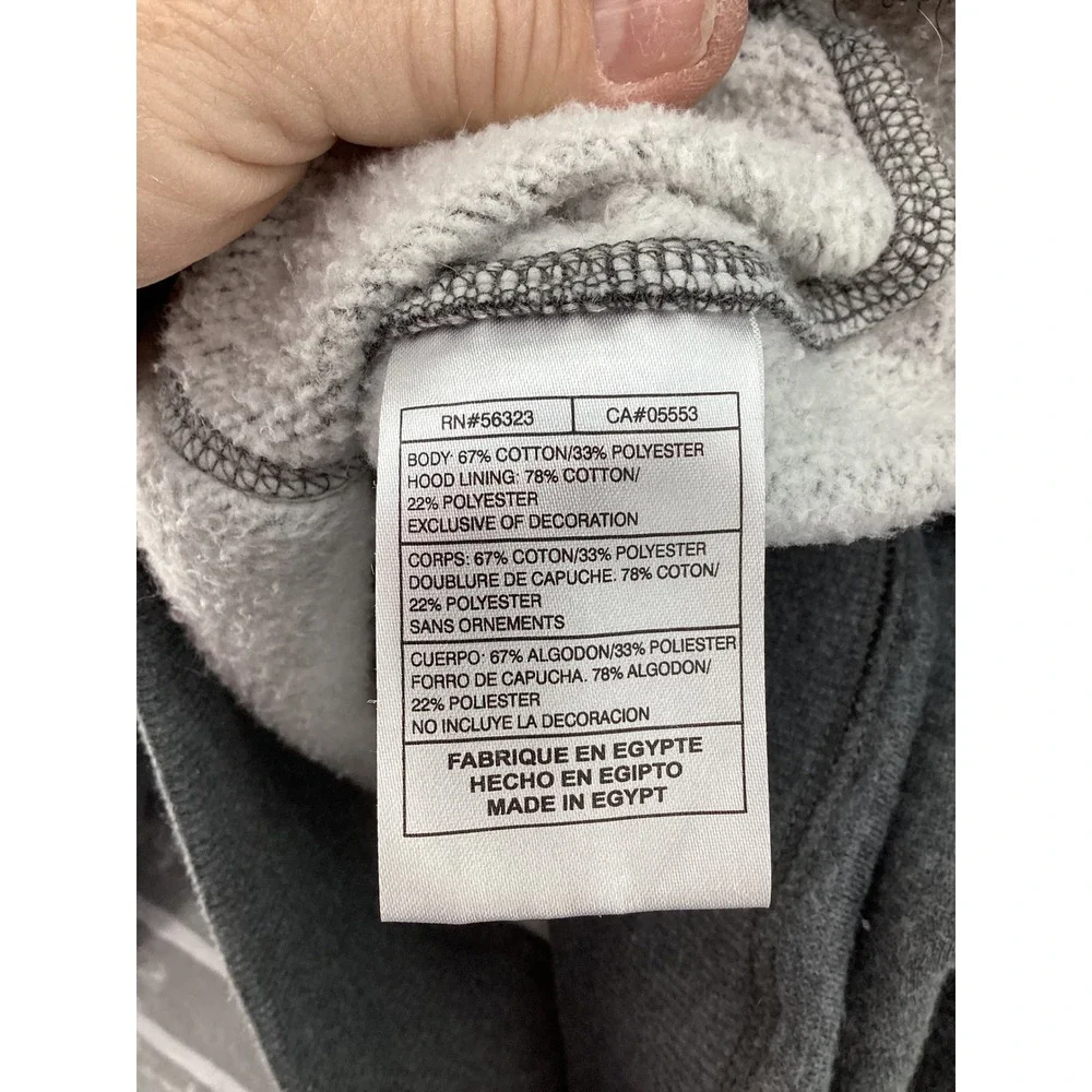 Nike The Athletic‎ Dept Mens XL Gray Pullover Hoodie Swoosh Logo RN56323
